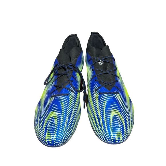 ADIDAS NEMEZIZ .1  SG  SOFT GR  CLEATS BLUE NEON GREEN FW7421 MENS SIZE 13 - Picture 4 of 6